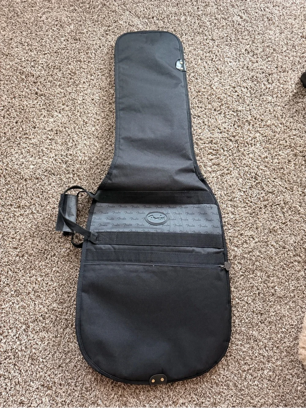 Black Guitar Gig Bag Case - Fender Brand